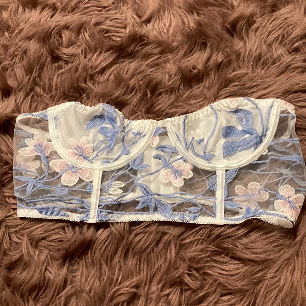 lacey mesh bralette